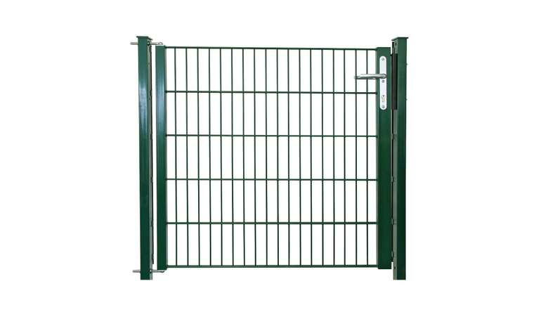 Luce universale per porte a 1 pannello verde muschio A 1200 x L 1090 mm inclusi i pali della porta