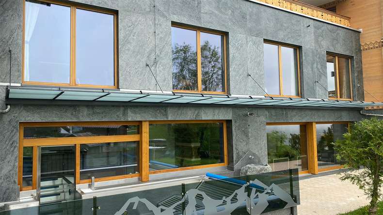 planeo EVOLITH Slate&Stone - Rivestimento in pietra naturale Urban Grey 1220 x 610 mm