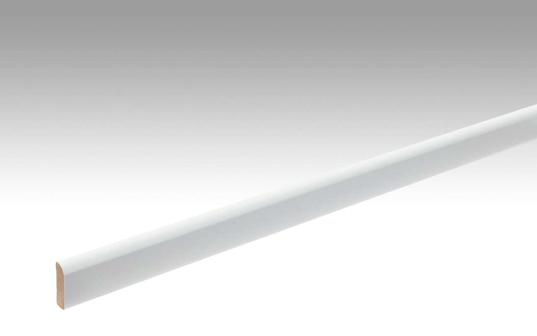Battiscopa MEISTER Uni bianco lucido DF 324 - 2380 x 25 x 6 mm (200007-2380-00324)