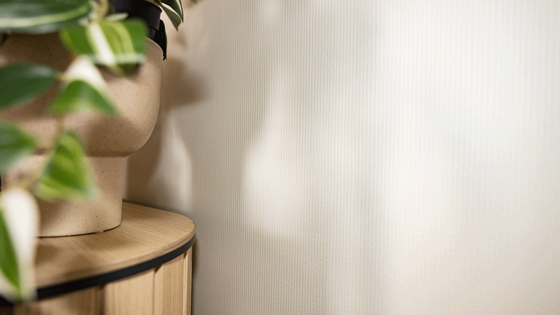 Rivestimento murale SPC planeo - CeraRock Tile Stripes Concrete Cream XL 280 x 117,5 cm
