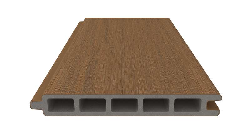 planeo INFINITY - Recinzione a innesto WPC CoEx Burma Teak 176 x 183 cm
