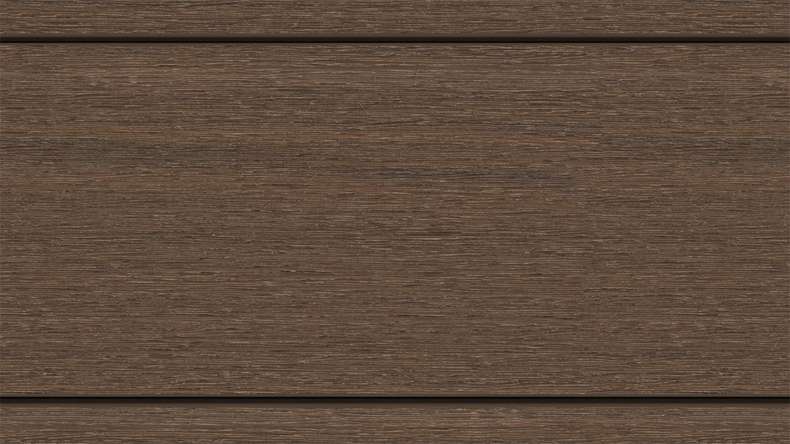 planeo MAXLine Nature - Pannello per decking XL rivestito in WPC CoEx a camera cava - Ipe Brown 3m strutturato/liscio spazzolato