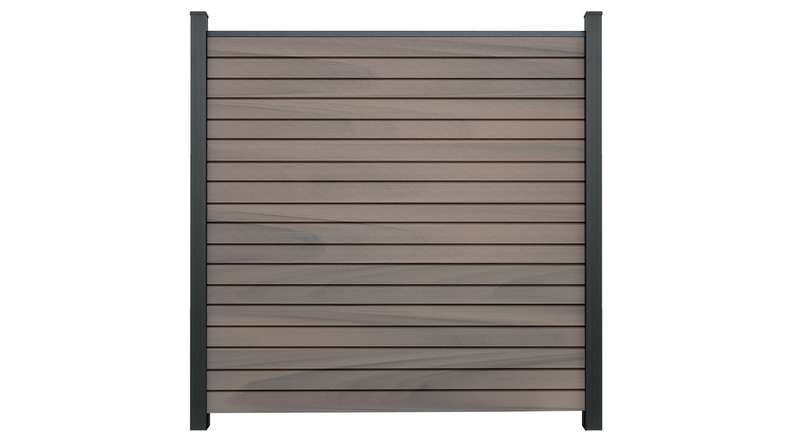 planeo Gardence Trendy - Recinzione in BPC rombo Bicolore coex 180 x 180 cm