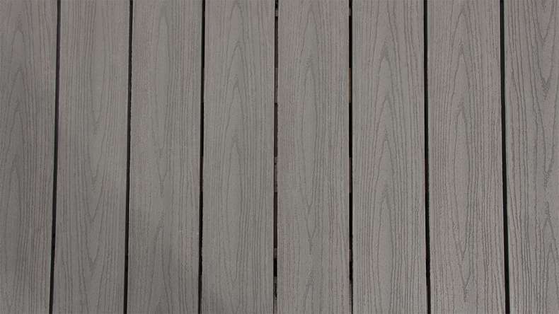 planeo TitanWood - tavola massiccia grigio chiaro anticato invecchiato/spazzolato