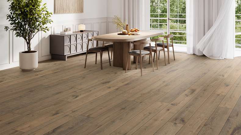 pavimento planeo design - Eco P.U.R.E. XL 2m tavole Harewood Oak | Isolamento acustico integrato (KRXL-6641)