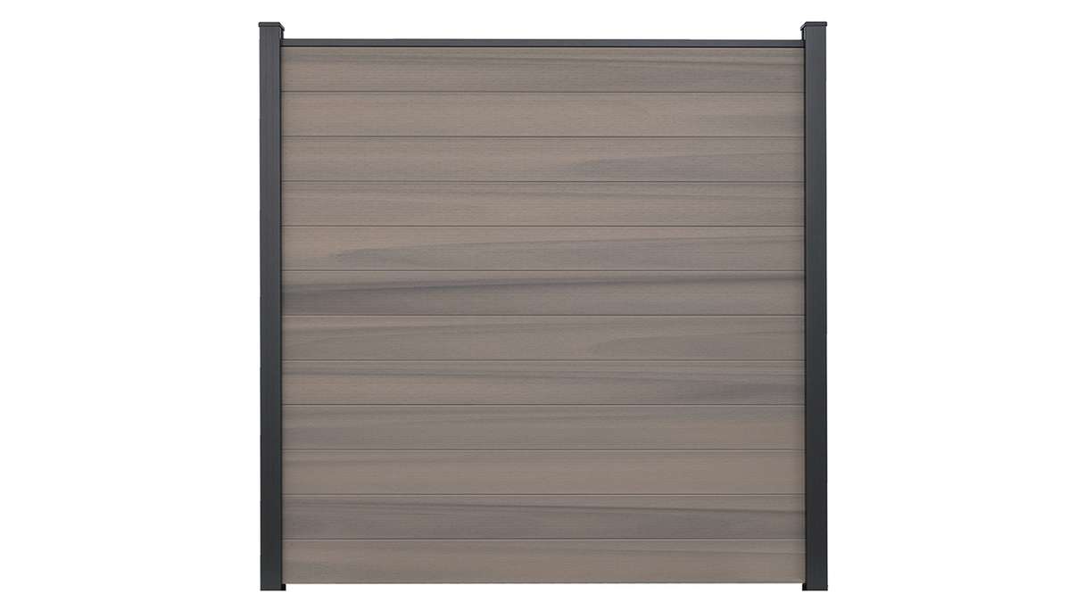 planeo Gardence Strong - Recinzione in BPC quadrato Bicolore co-ex