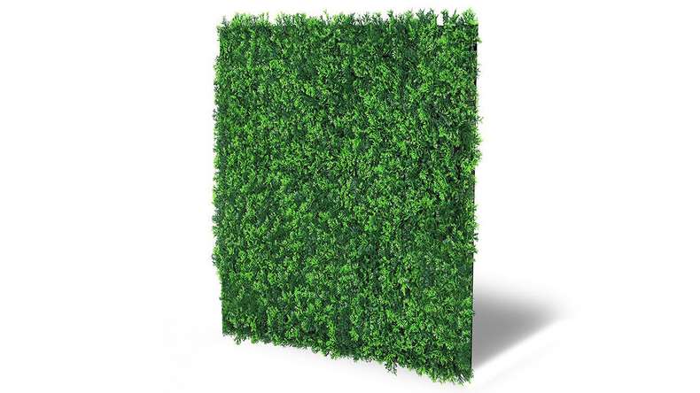 pannello acustico planeo - MixWall Leaf Mood Mixed Green Design Grass 52 x 52 cm | pianta artificiale (PLMW-00121A)