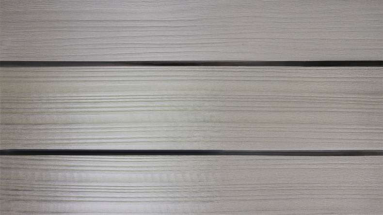 planeo Fassado - Rivestimento di facciata a rombi in WPC grigio pietra