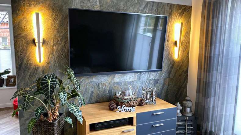 planeo EVOLITH Slate&Stone - Rivestimento in pietra naturale Oxide Wood 1220 x 610 mm