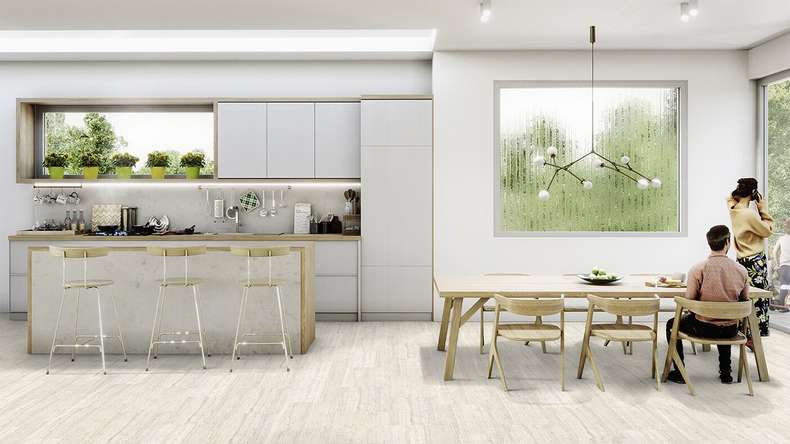 Gerflor Vinile ad incastro - Senso Clic Travertin Ivory | Made in Europe (60981511)