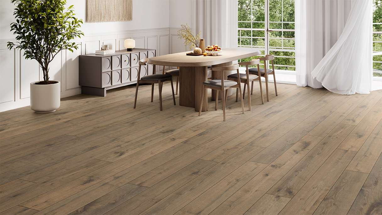 pavimento planeo design - Eco P.U.R.E. XL 2m tavole Harewood Oak | Isolamento acustico integrato (KRXL-6641)