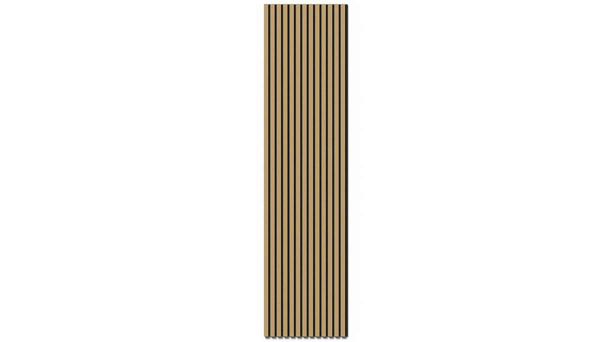 pannelli acustici planeo - rovere naturale 2480 x 600 x 21,5 mm | ignifugo