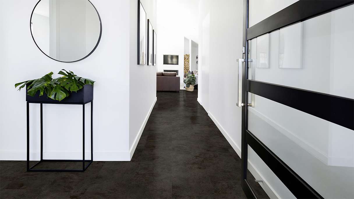 Gerflor Vinile ad incastro - Virtuo 55 Rigid Acoustic Tavla Dark | isolamento acustico integrato (39071453)