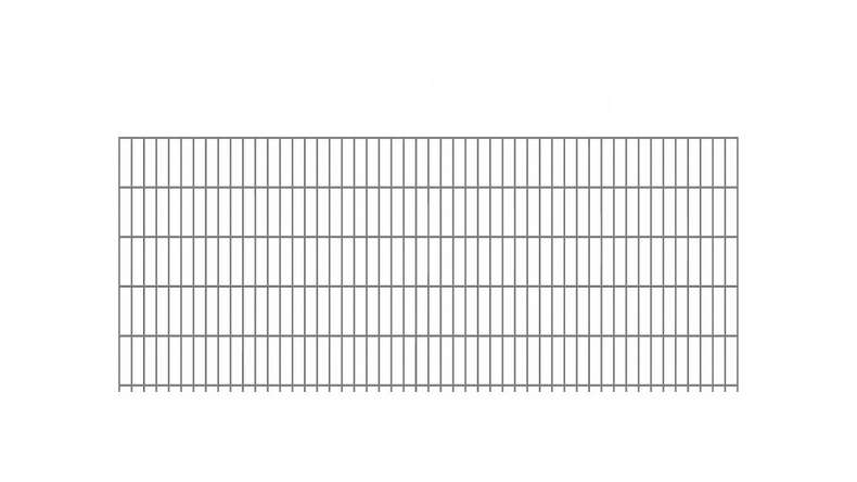 Luce di recinzione a doppia rete 6/5/6 zincata a caldo Altezza - 1030 x 2510 mm