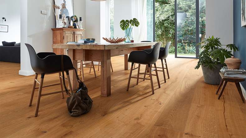 MEISTER Lindura pavimento in legno HD 400 - 08904 Rovere autentico oliato naturale 2200 x 270 x 11 mm (500213-2200270-08904)