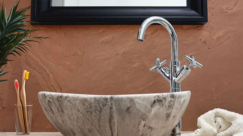 planeo EVOLITH Slate&Stone - Rivestimento in pietra naturale Ross Clay 1220 x 610 mm