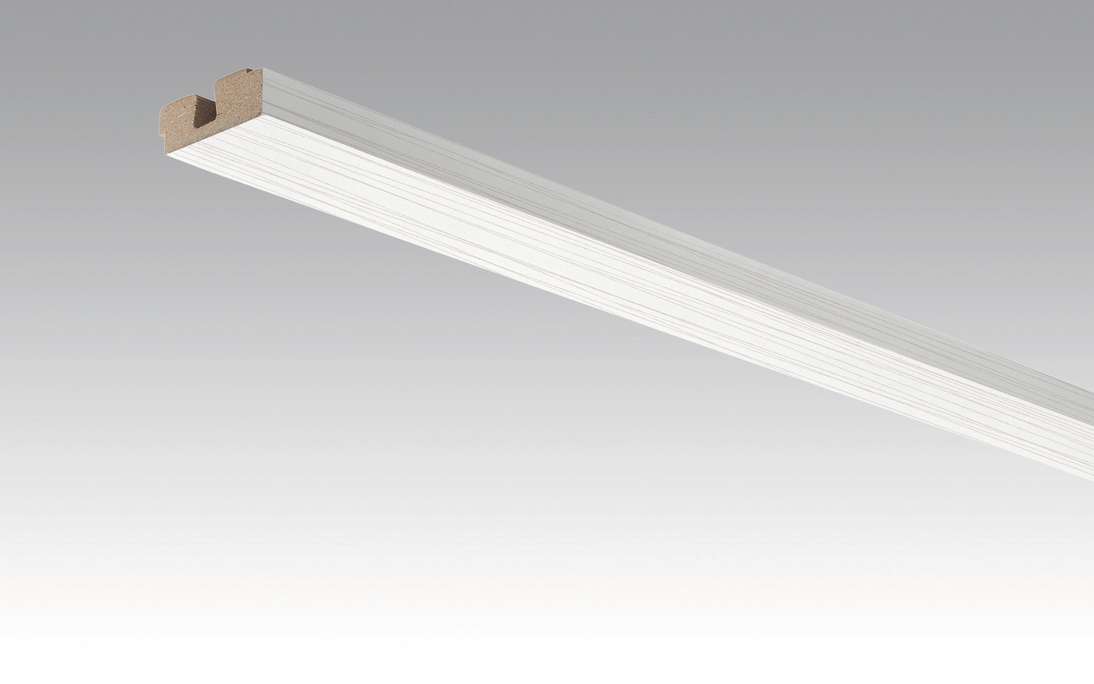 Battiscopa MEISTER listelli per soffitti argento 4021 - 2380 x 40 x 15 mm (200032-2380-04021)