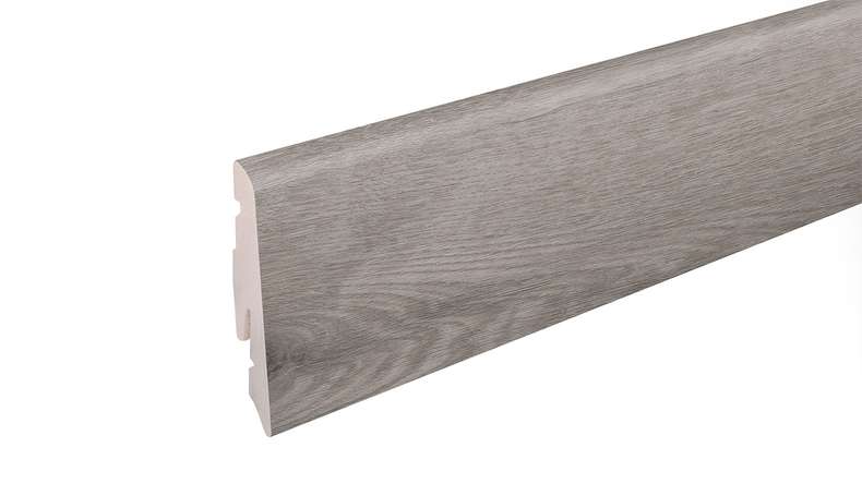 battiscopa planeo SolutionX 2in1 - 2400 x 14 x 58 mm grigio rovere (SL0088)