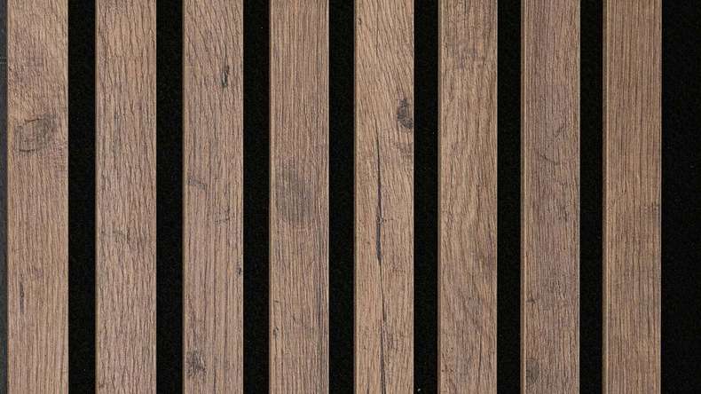 planeo pannelli acustici - rovere di recupero - 260 x 33 cm