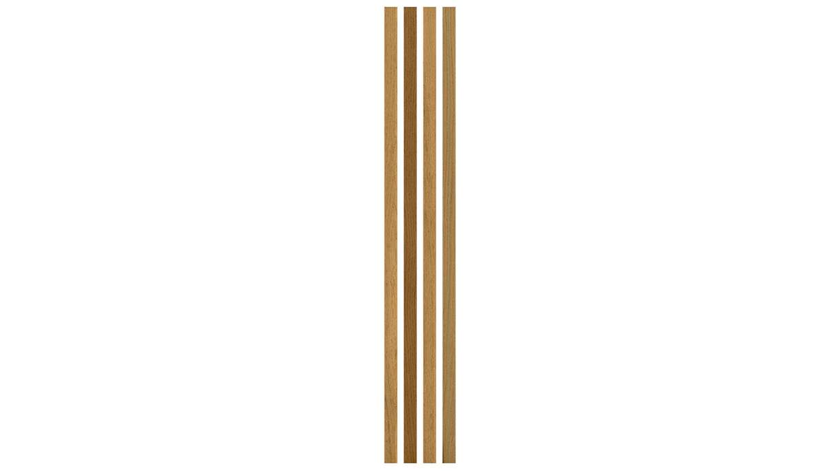 Skaben Pannelli acustici SilentWall Easy-Sticks - Rovere rustico - 250 x 3,45 cm