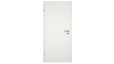planeo design porta interna VELA Kado 3O laccato bianco 9010 bordo angolare | laccato - 2110 x 610|735|860|985 mm