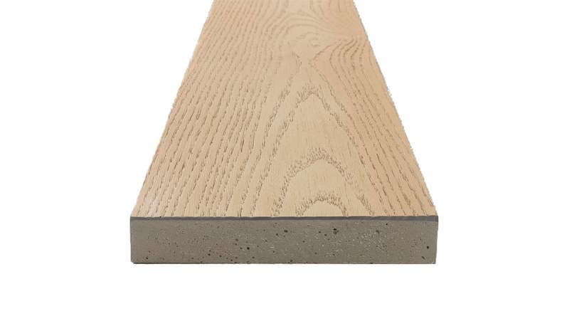 planeo Authoria PureBoard - Decking massiccio in legno di frassino da 3,6 m con texture