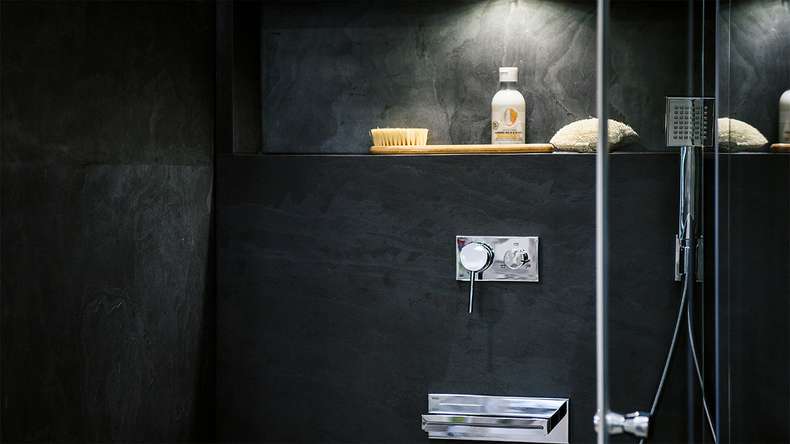 planeo EVOLITH Slate&Stone - Rivestimento in pietra naturale Noctis 1220 x 610 mm