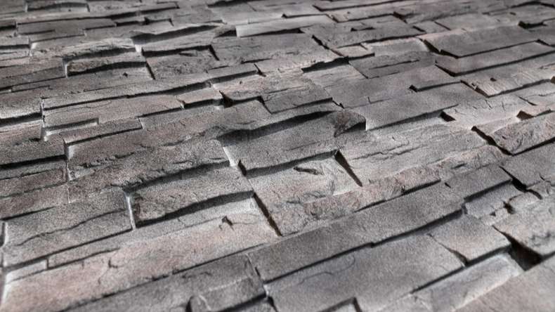 pannello di facciata planeo effetto pietra - NoviStone Lava 1054 x 334 mm