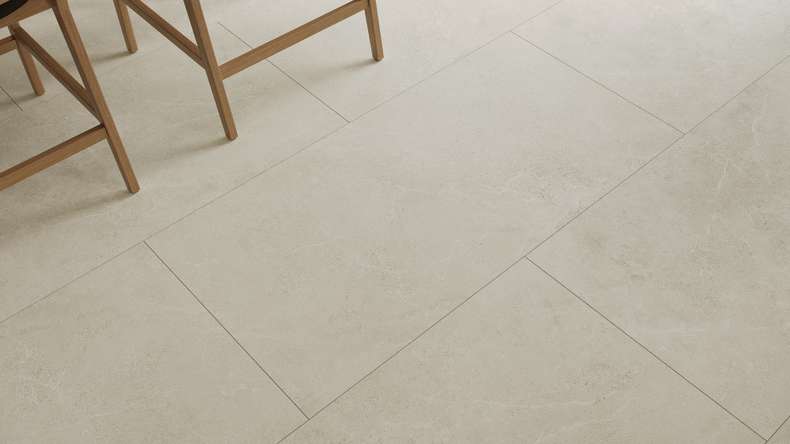 vinile planeo Rigid click - piastrella Jura White XXL | isolamento acustico integrato (DF-KF-894-030)