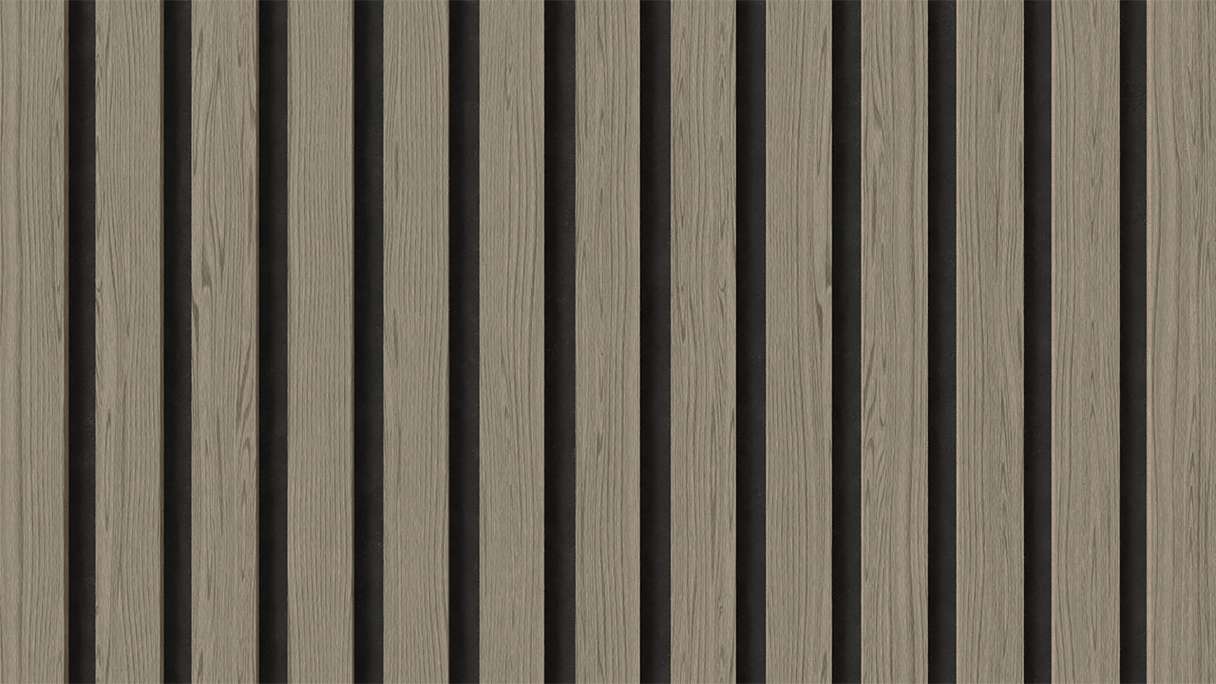 pannelli acustici planeo - rovere grigio 2480 x 600 x 21,5 mm | ignifugo