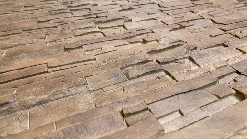 pannello di facciata planeo effetto pietra - NoviStone Brownstone 1054 x 334 mm