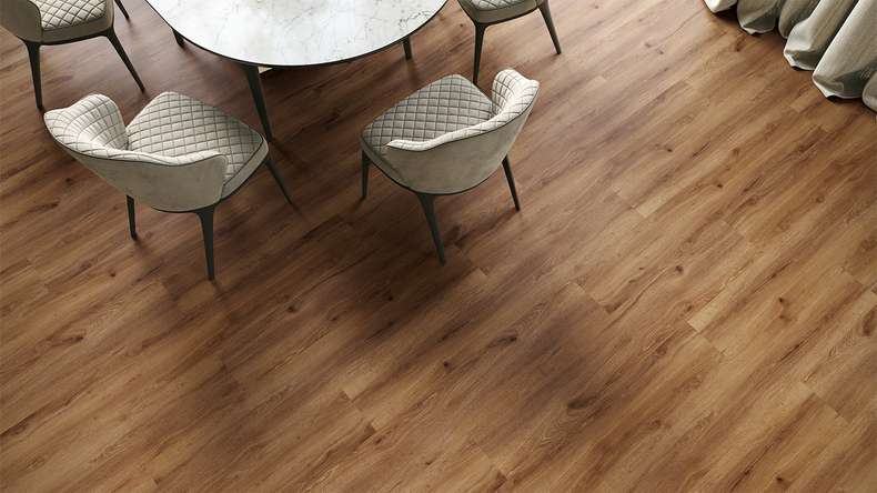 planeo Vinile rigido a incastro - GRANDline Nature Oak Brown | Isolamento acustico integrato (NF-GL-702-N)