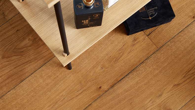 MEISTER Lindura pavimento in legno HD 400 - 08911 Rovere autentico marrone castagno oliato naturale 2200 x 270 x 11 mm (500213-2200270-08911)