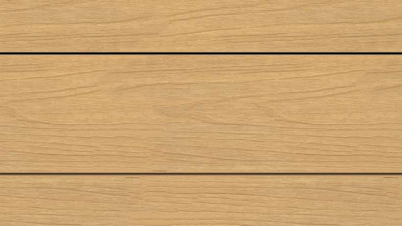planeo WOODLine Nature - Pannello per decking rivestito in WPC CoEx camera cava - sabbia 3m strutturato/liscio spazzolato