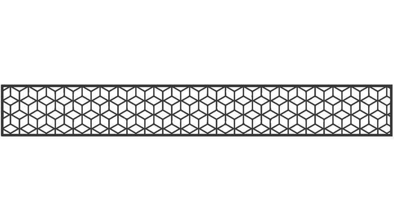 planeo Gardence - Inserto di design Quader Alu15 antracite