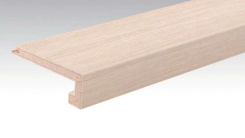 MEISTER paragrafetto per scale con profilo a U in rovere autentico bianco calcinato 9003 (800005-2150-09003)