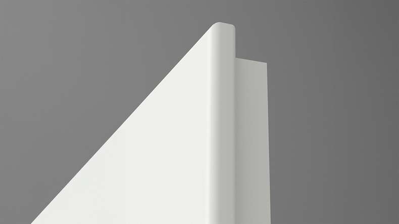 porta interna planeo VELA Calma White 9010 Bordo tondo | SMH - 1985 x 610|735|860|985 mm