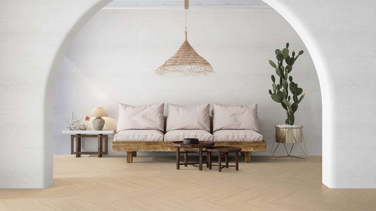 Gerflor Vinile ad incastro - Virtuo 55 Rigid Acoustic HB Blomma Beige | isolamento acustico integrato (39041460)