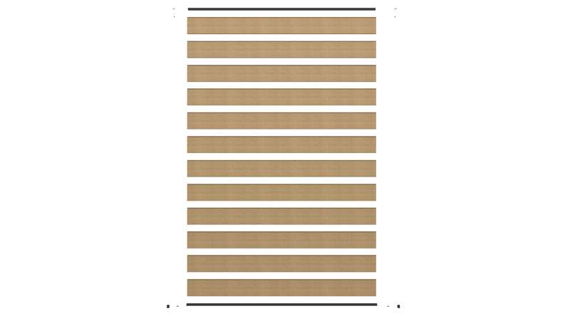 planeo INFINITY - Recinzione a innesto WPC CoEx sabbia 176 x 183 cm