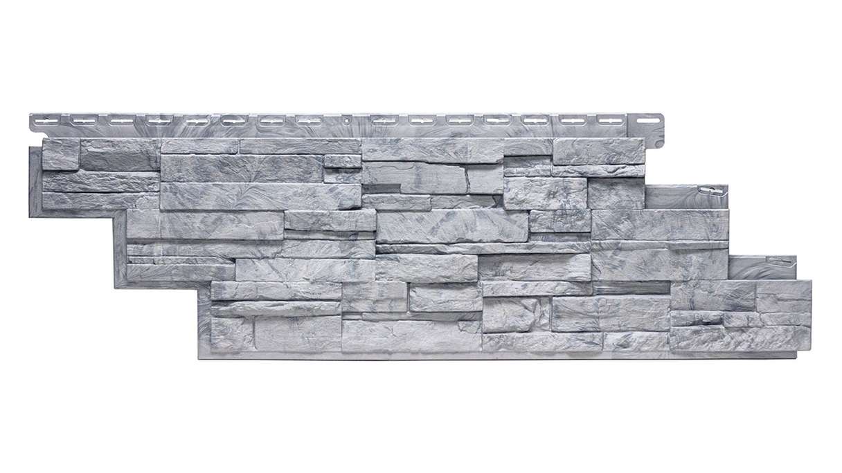 planeo rivestimento murale Novistone DS pietra laminata Carrara Collection Grigio - 1054 x 334 mm