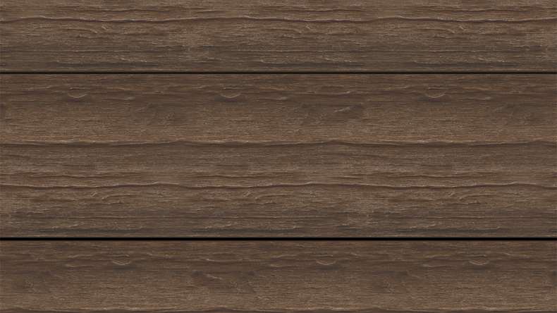 planeo ANTIKWoodline - Doghe per terrazza rivestite in WPC CoEx, doghe massicce - Ipe marrone 3 m - rustico/spazzolato liscio