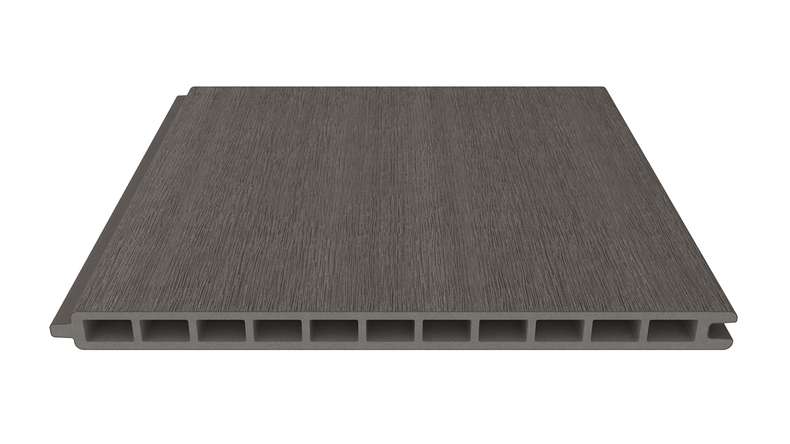 planeo INFINITY XL-Board - recinzione a innesto WPC CoEx grigio scuro 176 x 183