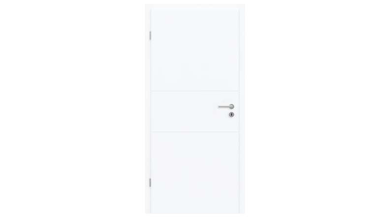porta interna di design planeo PUREA Vivo 3 laccato bianco 9003 design edge | laccato - 1985 x 610|735|860|985 mm