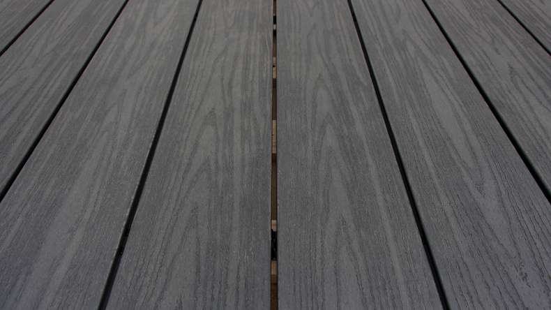 planeo TitanWood - Tavola massiccia 5m grigio scuro anticato invecchiato/spazzolato