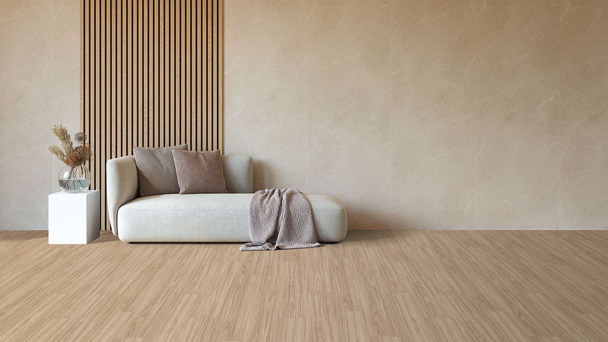 Gerflor Klick Vinyl Rigid - Creation 55 Clic Acoustic Linear Wood Clear | Isolamento acustico integrato (61241701)