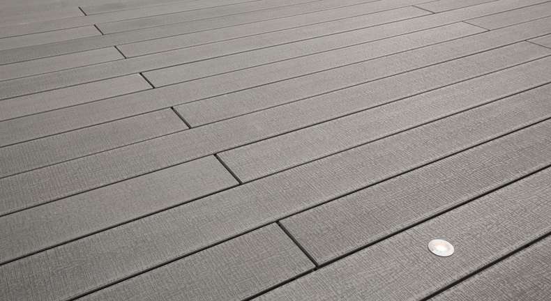 Set completo TitanWood 3m struttura a listoni per legno massiccio grigio chiaro 9,2m² incl. alluminio-UK