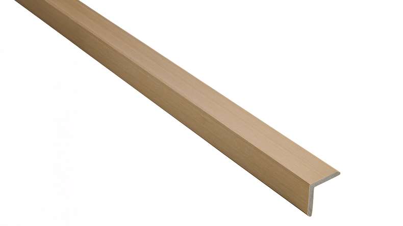 planeo WPC coex angolare per facciata, color sabbia - 2900 x 45 x 45 mm