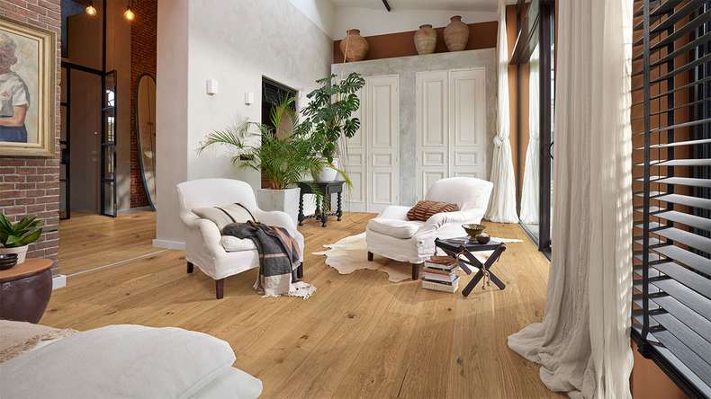 MEISTER Pavimento in legno - Natureflex HD 100 Quercia autentica 20017 | Aspetto autentico (500139-2200210-20017)
