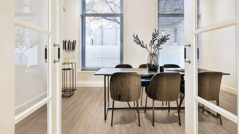 Gerflor Vinile ad incastro - Virtuo 55 Rigid Acoustic Qaja Beige | isolamento acustico integrato (39051473)
