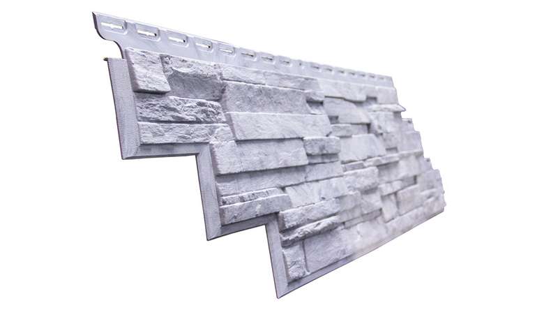 planeo rivestimento murale Novistone DS pietra laminata Carrara Collection Grigio - 1054 x 334 mm